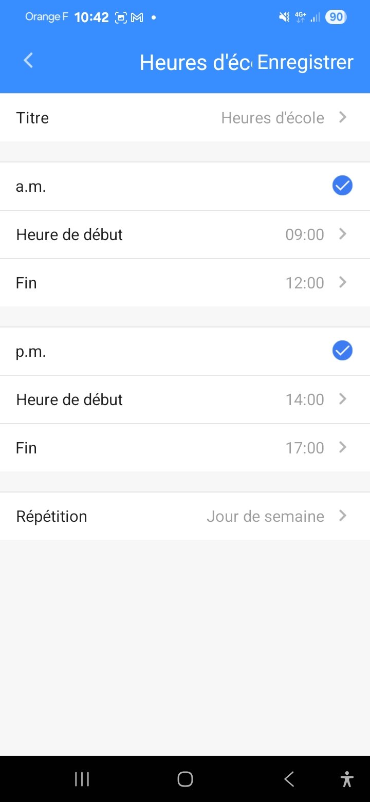 Le "mode école"