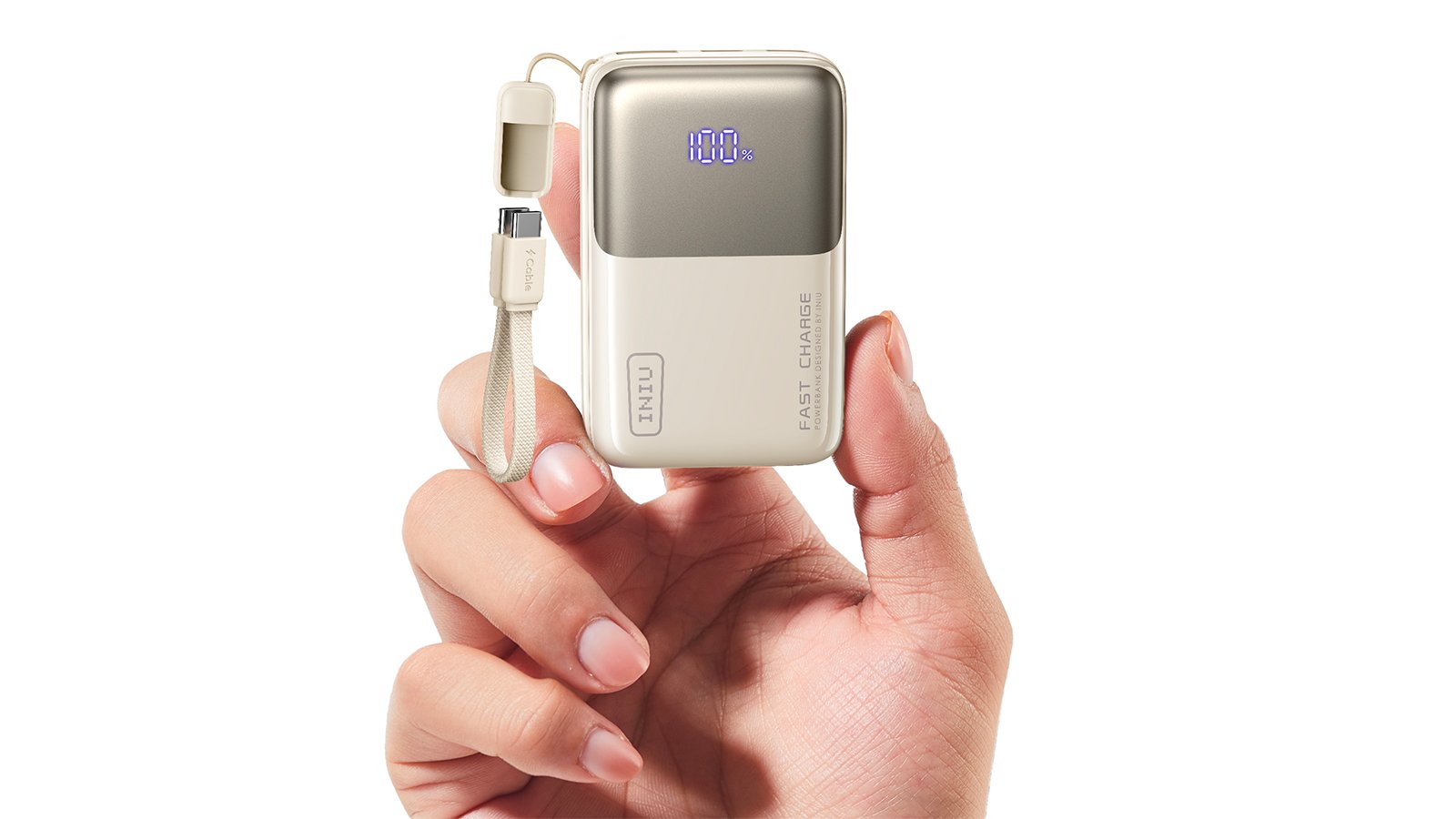 Son écran ultra-fin de 0,5 mm affiche toutes les infos utiles sans ajouter le moindre gramme ©INIU