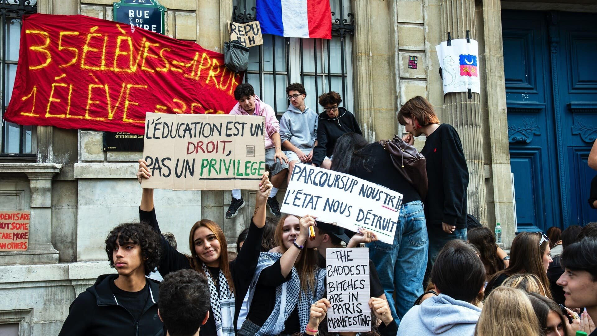 « Parcoursup nous trie » : la plateforme d’admission était au cœur de la colère lycéenne de ces dernières semaines. © Pierre Laborde / Shutterstock
