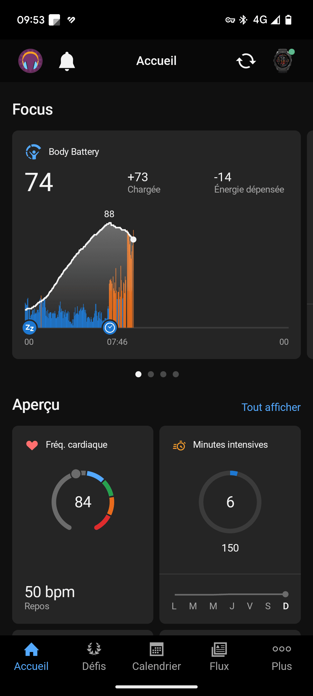 Garmin Connect - Interface