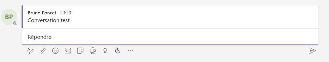 Microsoft Teams conversations