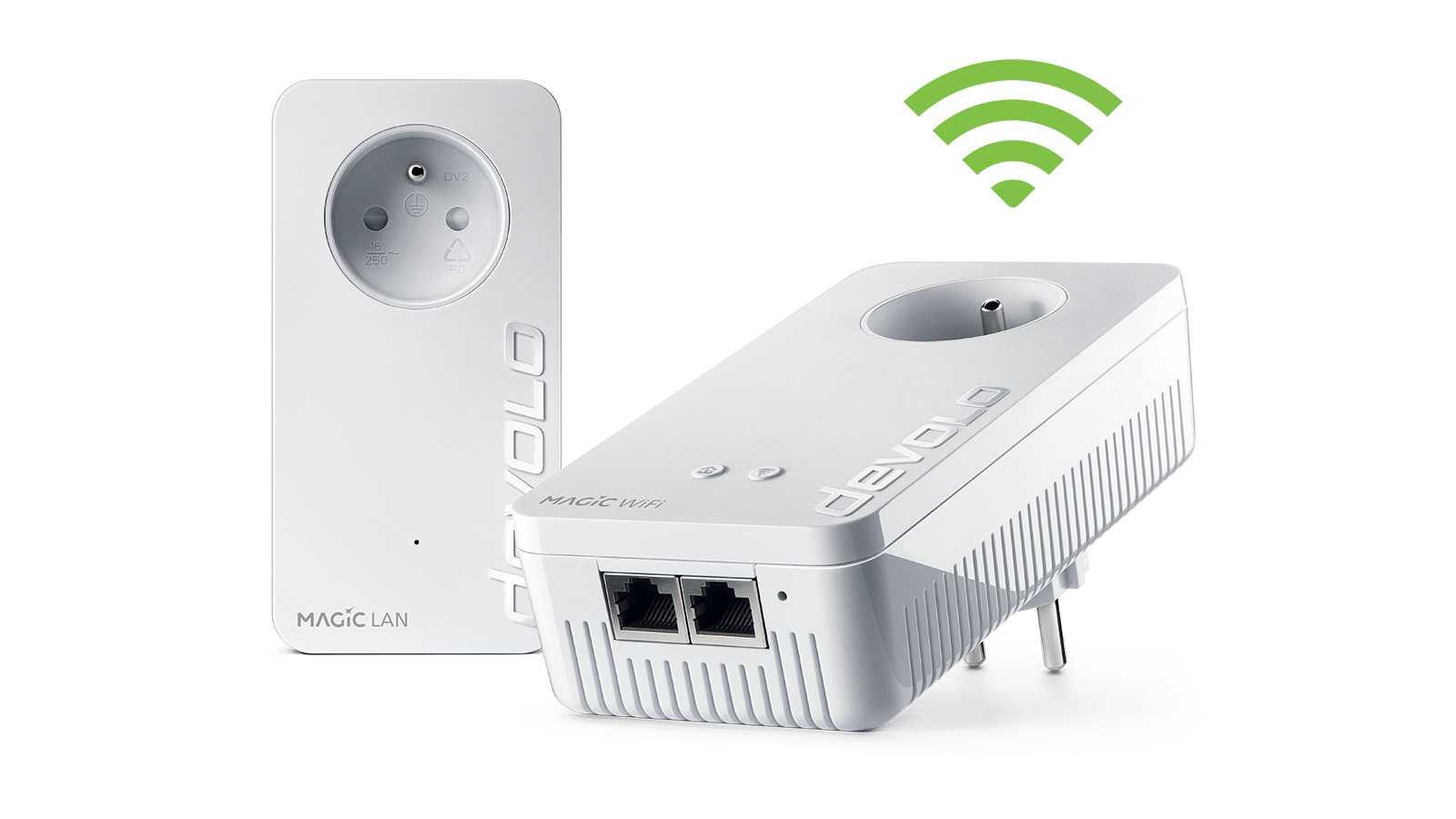 Grâce à la norme G.hn, les adaptateurs CPL Magic 2 WiFi 6 next de Devolo assurent un débit jusqu’à 2 400 Mbps avec une latence minimale ©Devolo
