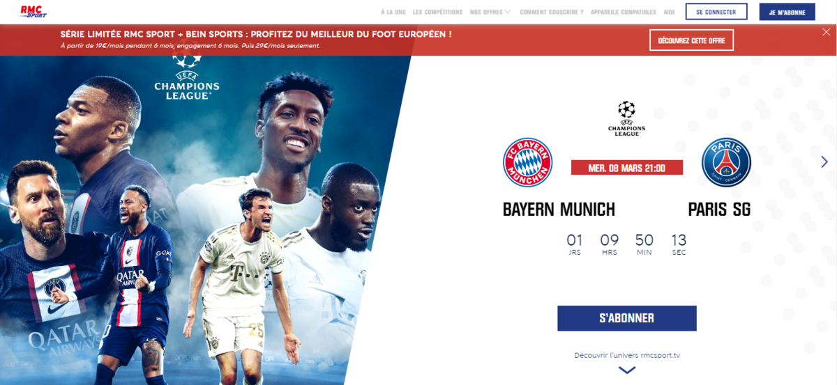 Bayern Munich PSG RMC Sport