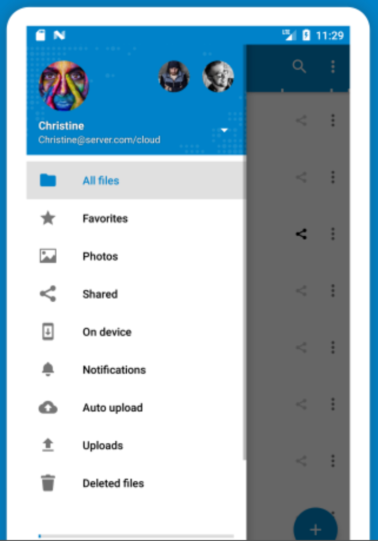 Nextcloud files