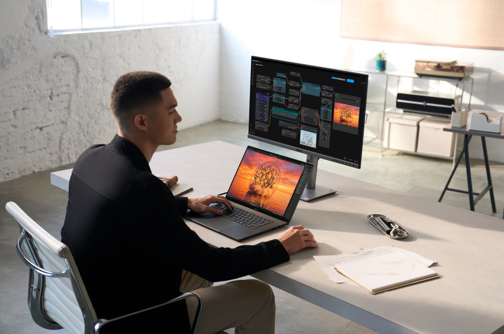 L'ASUS ProArt P16 est l'une des première machines sous NVIDIA RTX Spark. © ASUS