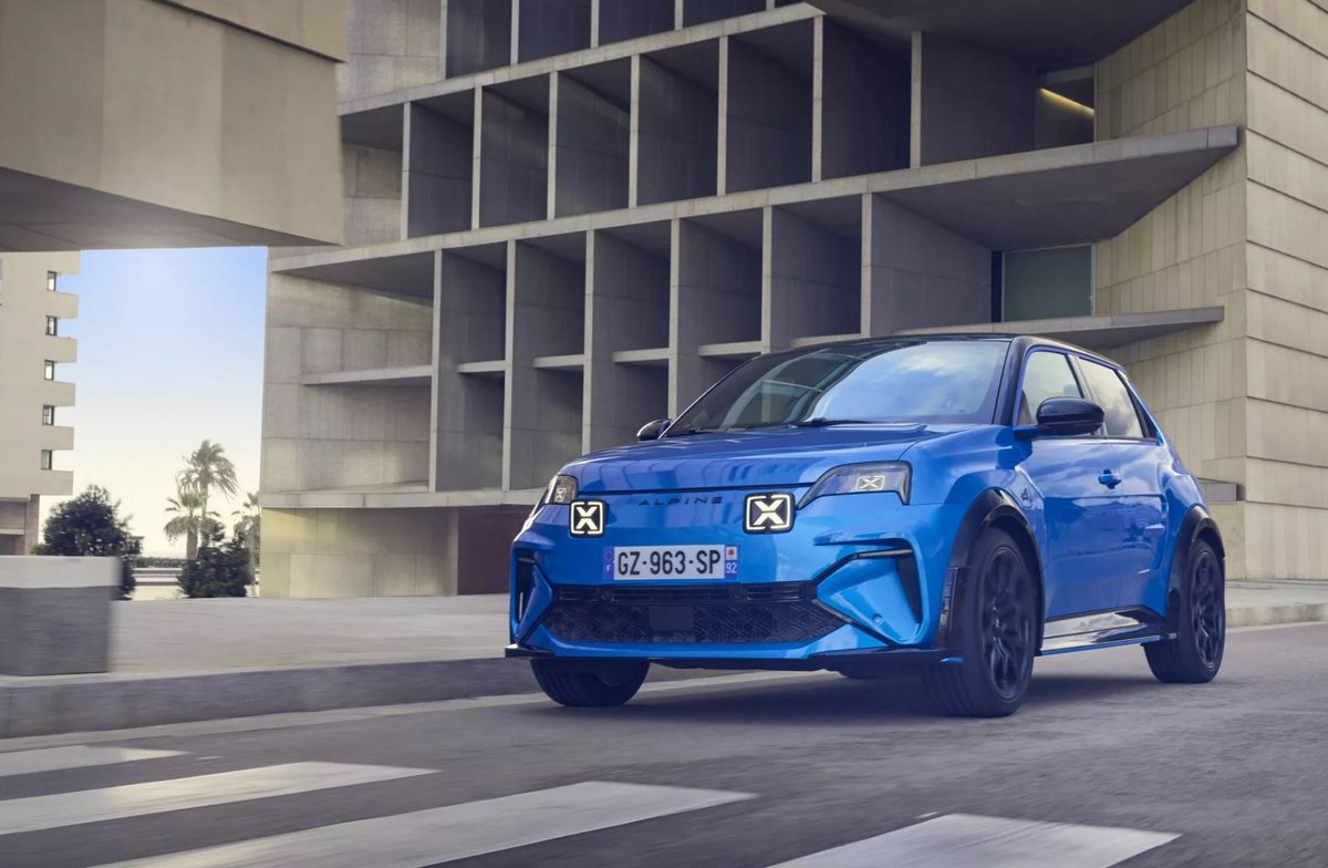 L'Alpine A290, cousine de la R5 E-Tech. ©Alpine