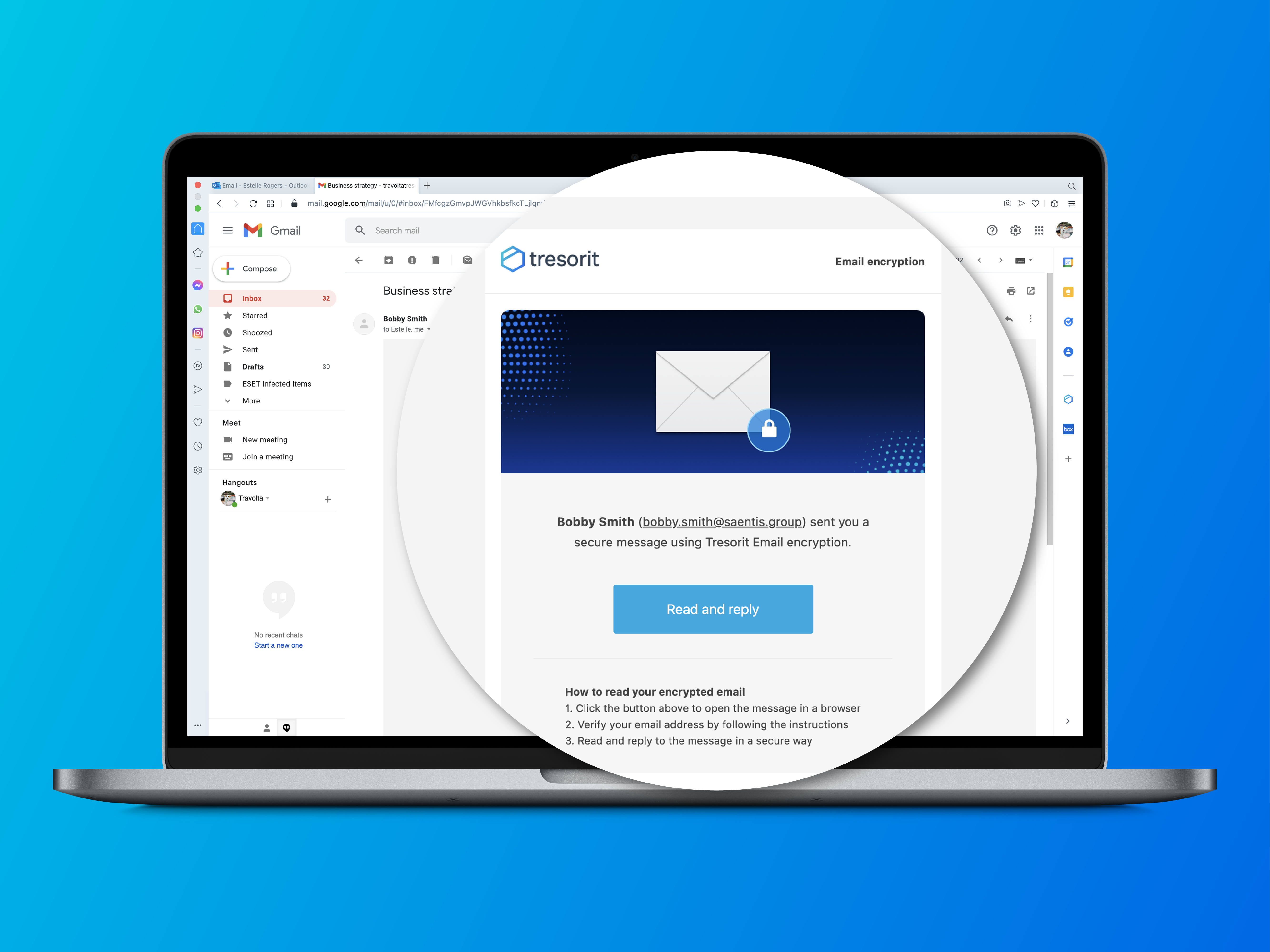 Clubic - Notre avis sur Tresorit Email Encryption