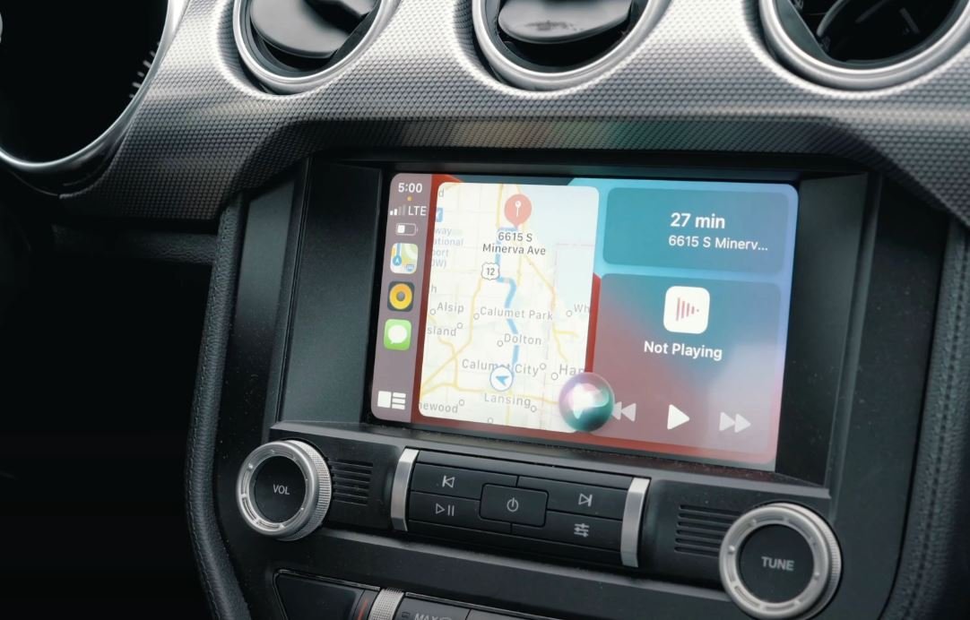 L'affichage de Siri via Apple CarPlay © 9to5Google