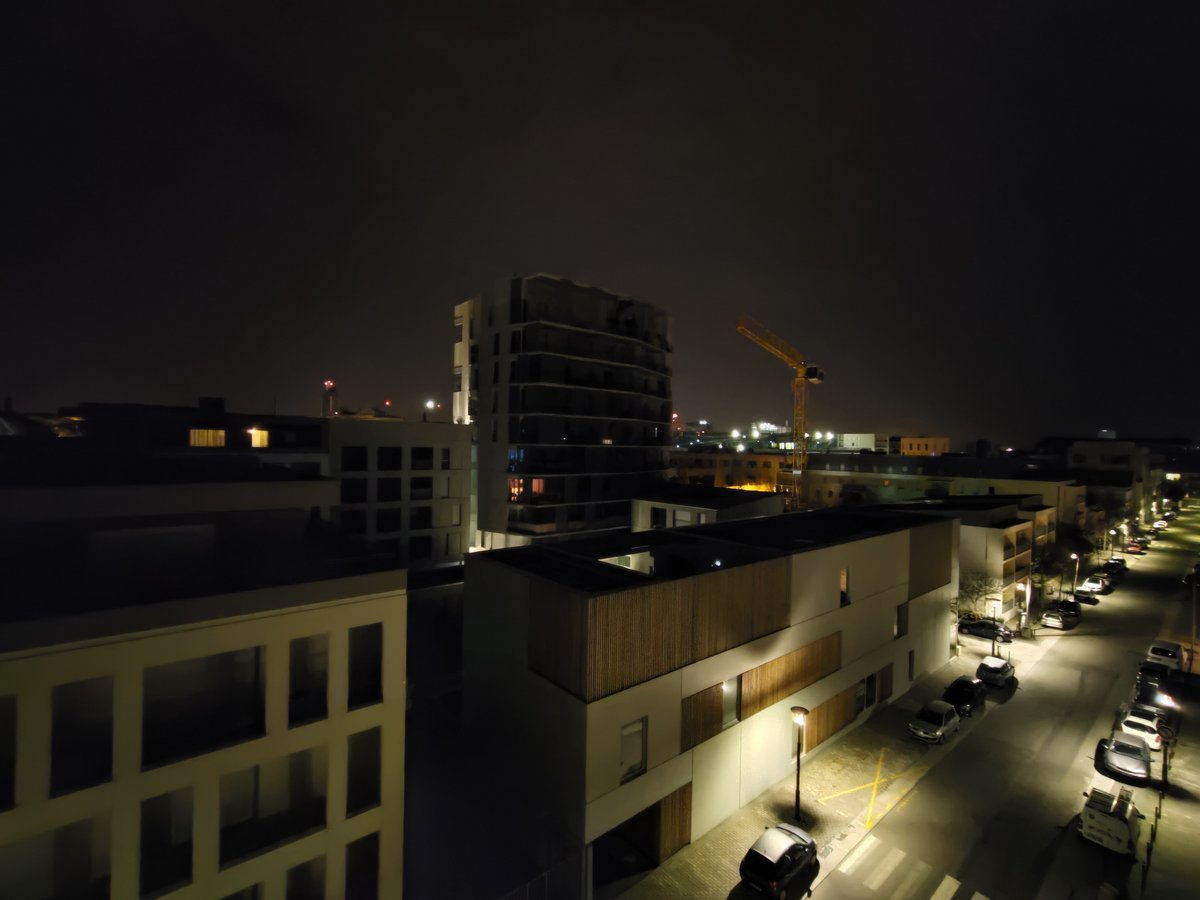 Ultra grand-angle : nuit auto / manuel nuit © Pierre Crochart pour Clubic