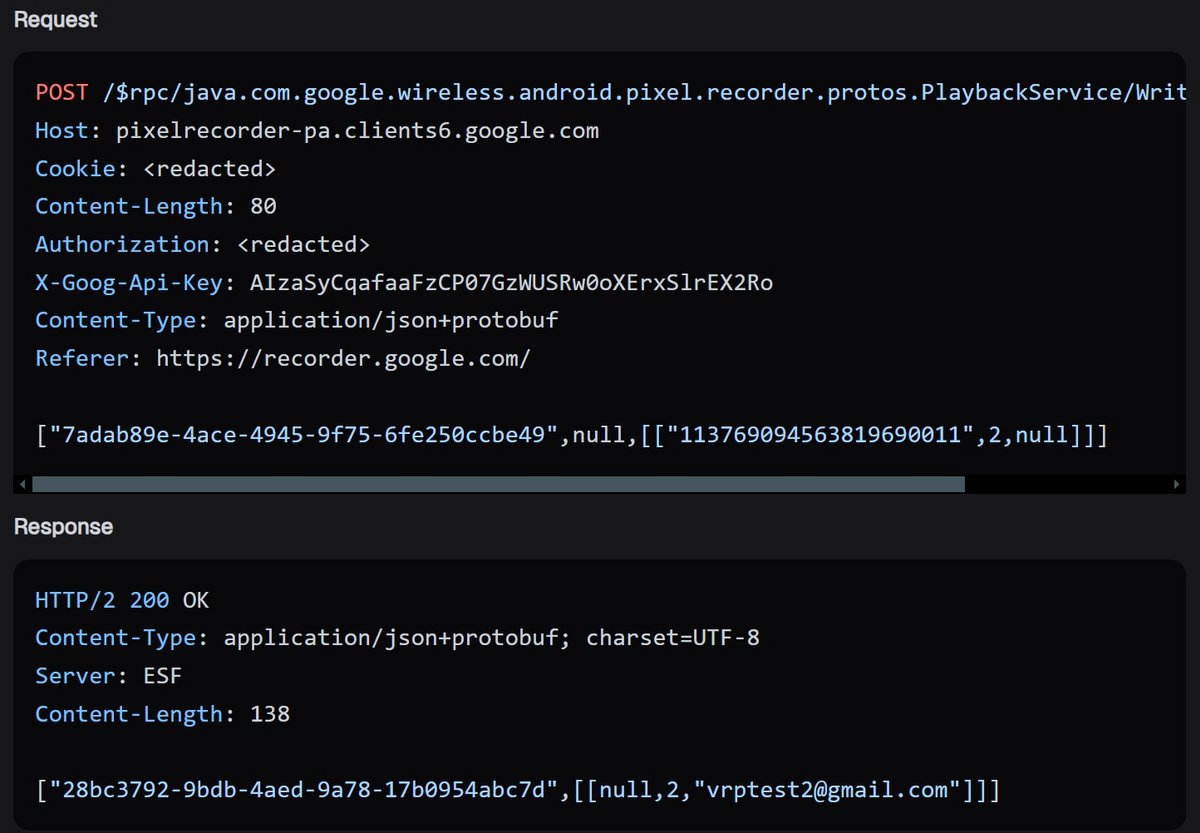 L'API de Pixel Recorder permis de convertir le Gaia ID en adresse mail © Brutecat