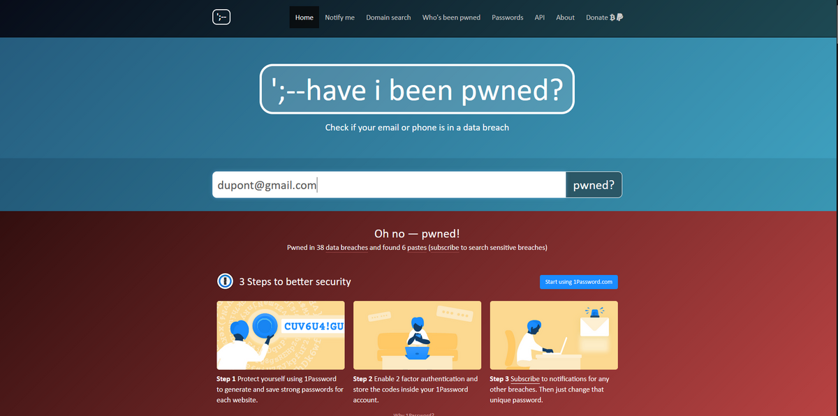 ihaveibeenpwned