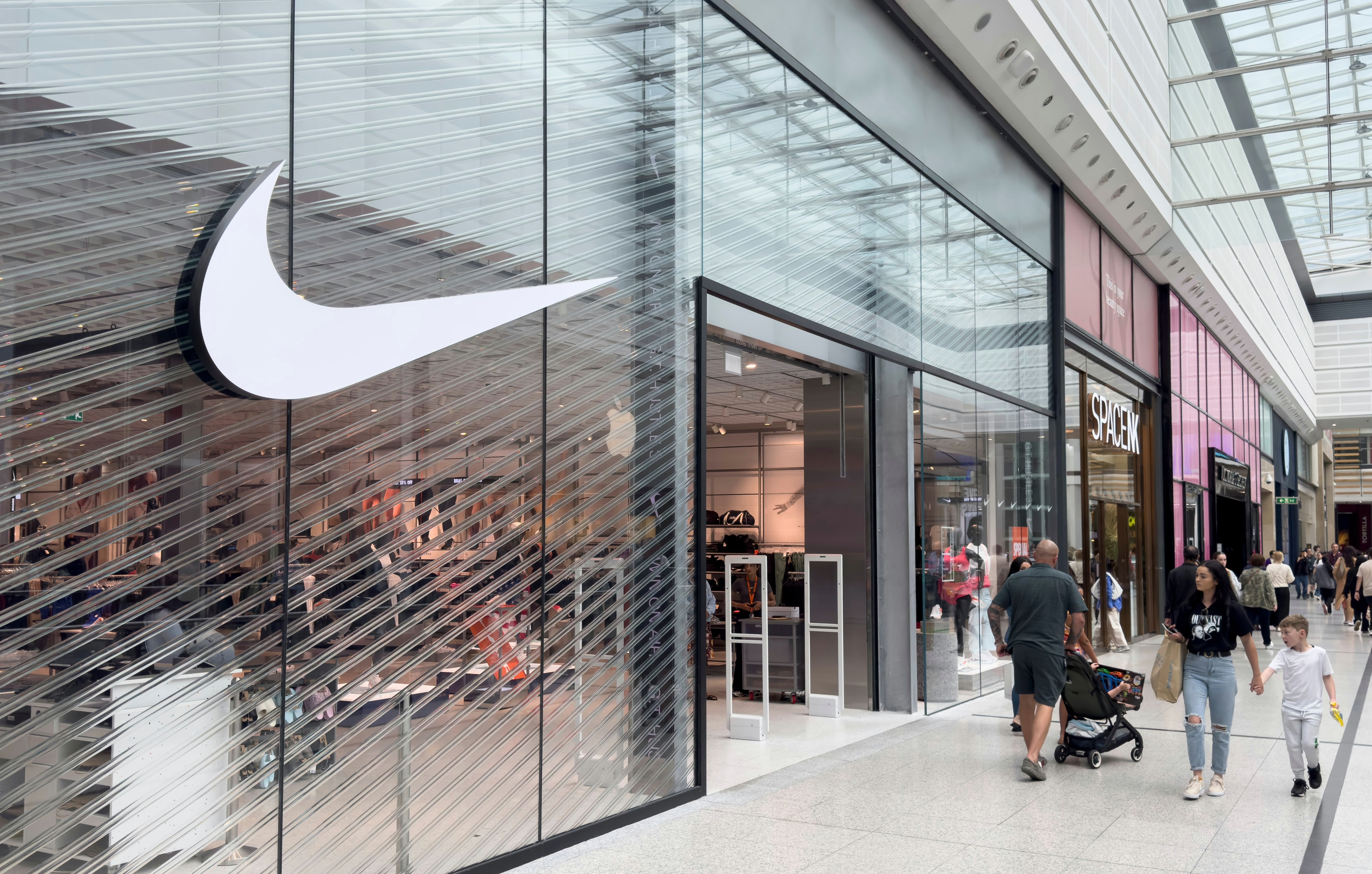 Devanture d'un magasin Nike. © Shutterstock