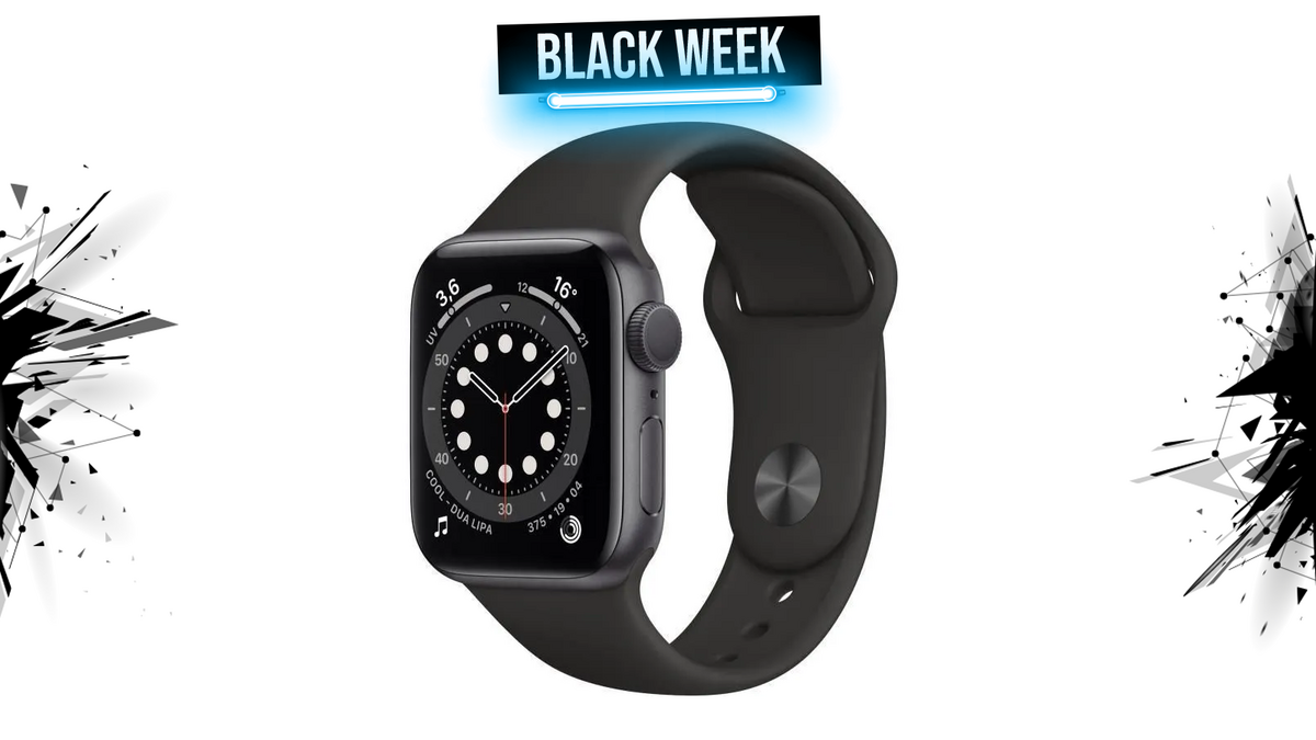 apple watch 6 black week 1600