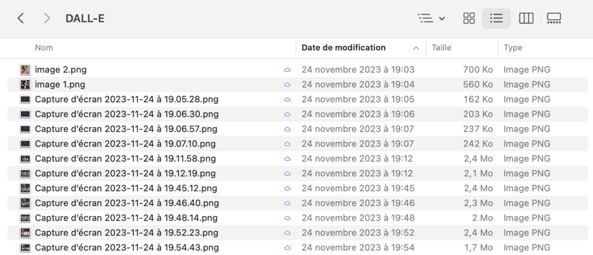 Finder pour upload DALL·E 3 © Pascale Duc pour Clubic