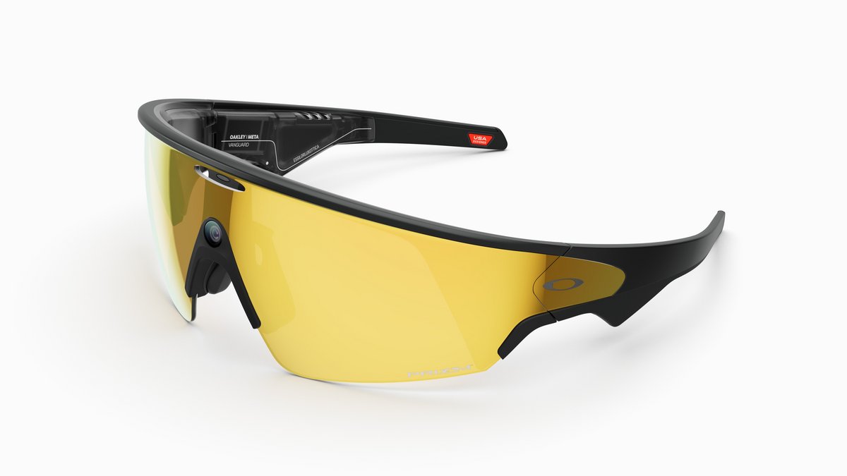 Les Oakley Meta Vanguard s'adressent autant aux cyclistes qu'aux adeptes de tuning technophiles. © Meta