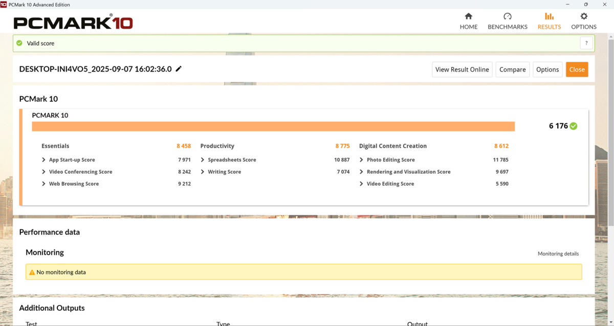 Performances relevées sur PCMark. ©Nerces pour Clubic