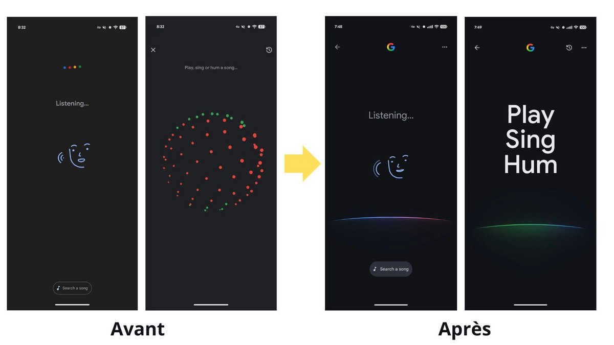 Android MAJ Recherche Vocale