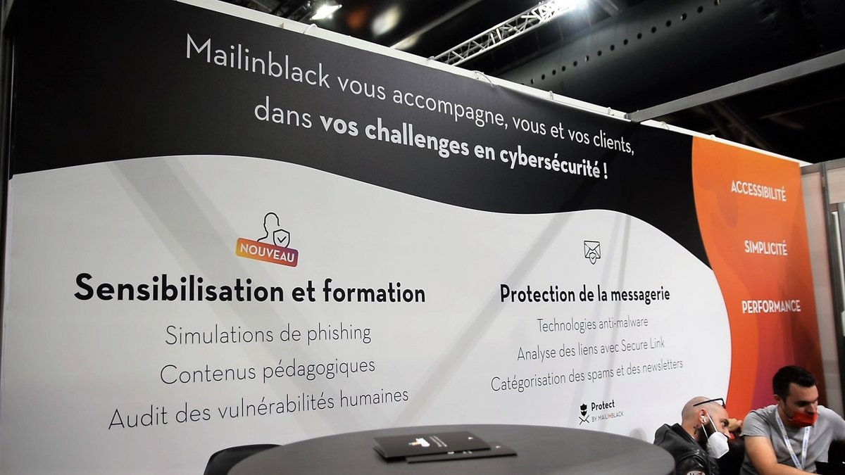 Mailinblack, stand IT Partners 2021 (© Alexandre Boero)