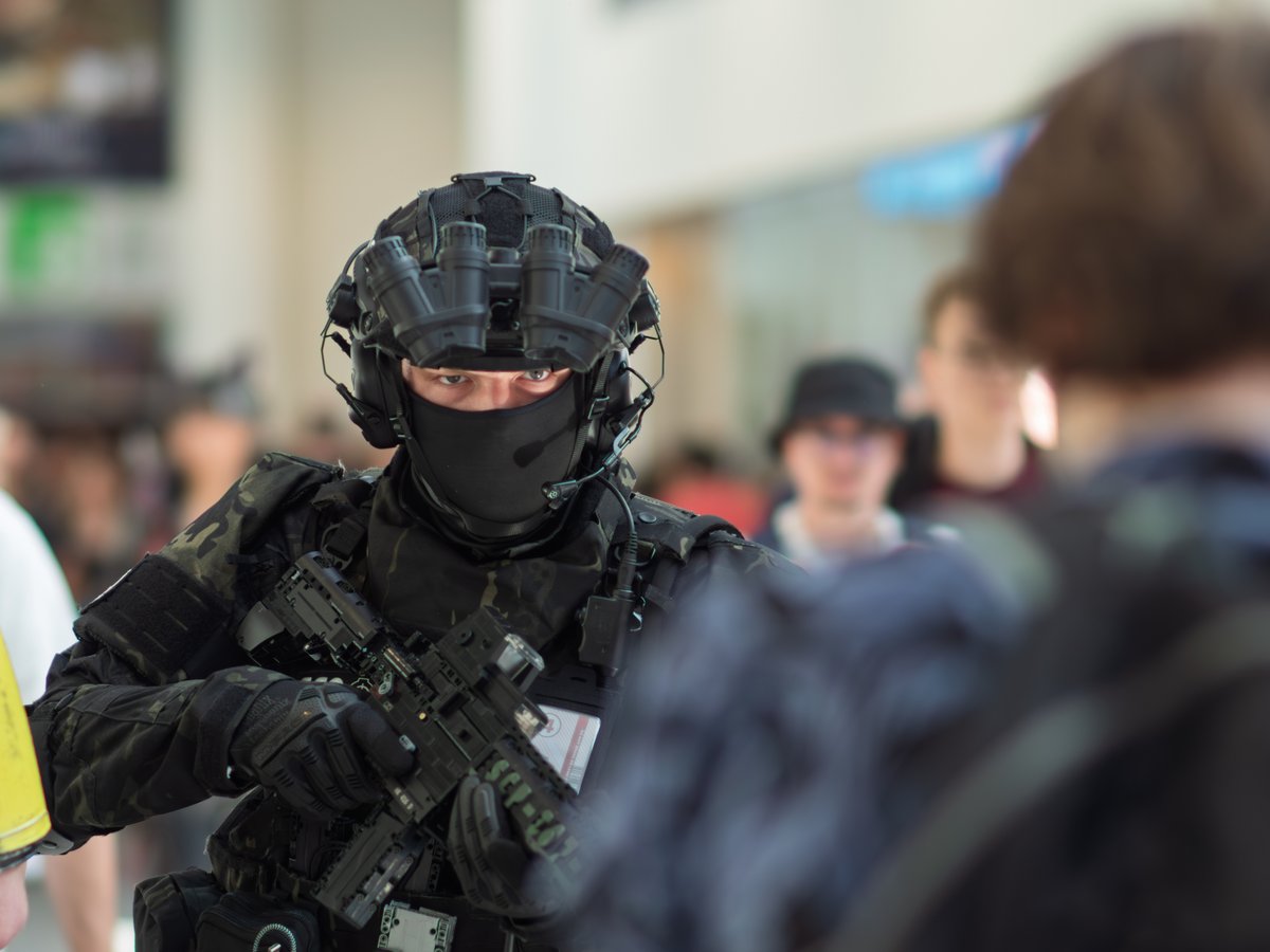 Le champ de bataille virtuel, un terrain d'entrainement parfait pour les forces armées ? Photo prise lors de la Gamescom 2025. © VGV MEDIA / Shutterstock