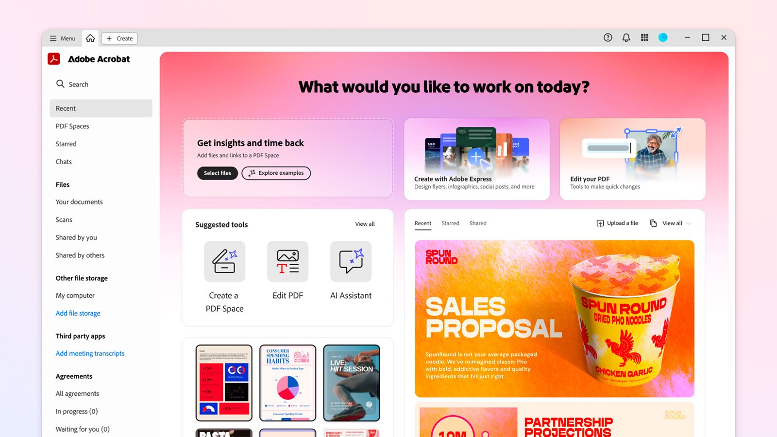 Acrobat Studio centralise documents et annotations pour une collaboration fluide qui devient vite indispensable ©Adobe