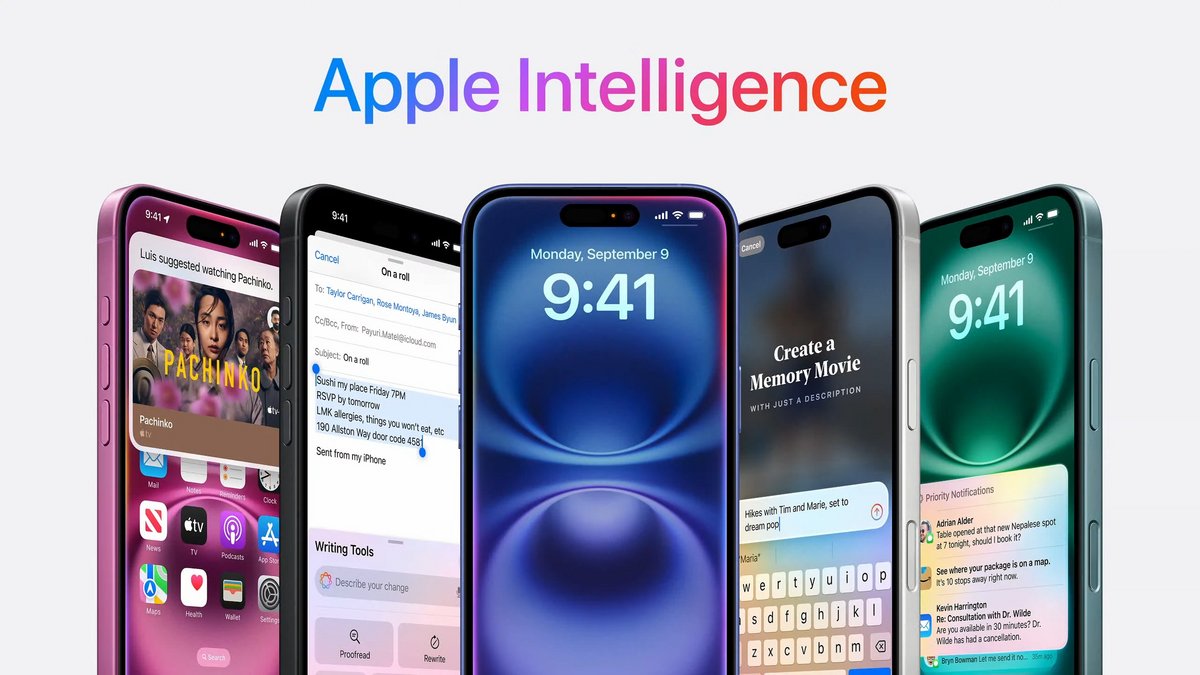 Apple Intelligence ne sera pas disponible tout de suite en Europe. © Apple