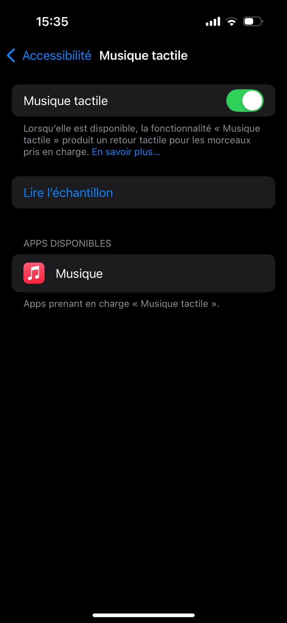 Apple Music Haptics