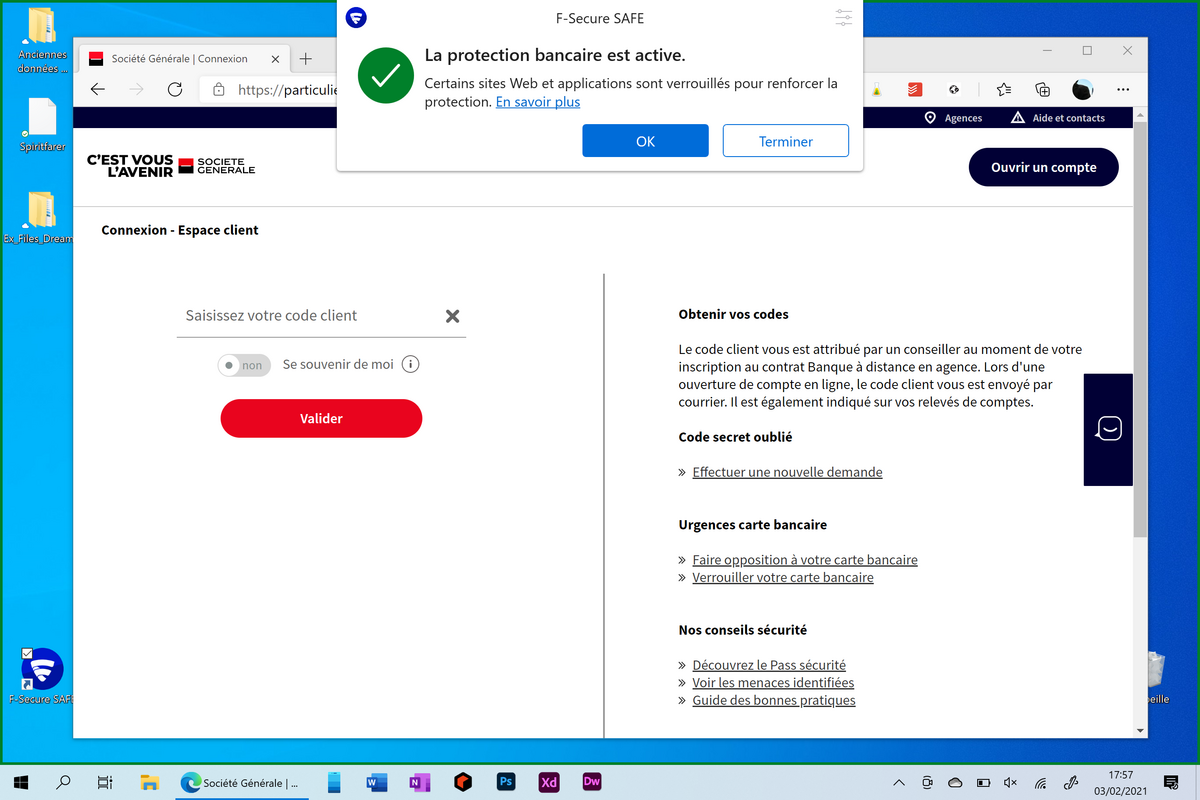 F-Secure - Le module SAFE