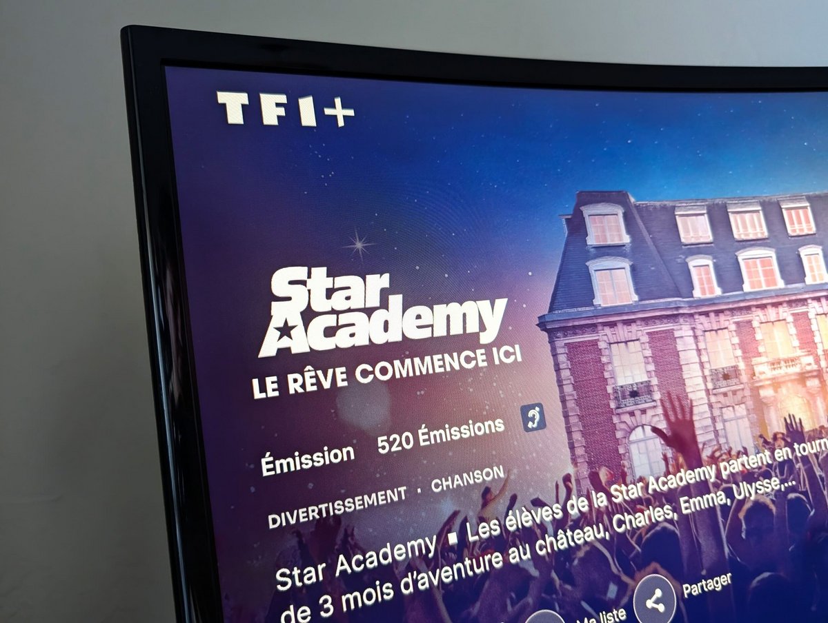 La Star Academy revient dans un mois et demi sur TF1... et TF1+ © Alexandre Boero / Clubic