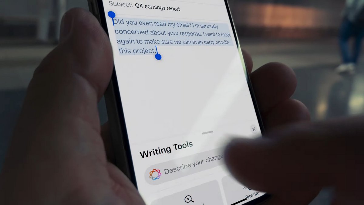 Ça bouge enfin du côté d'Apple Intelligence © Apple