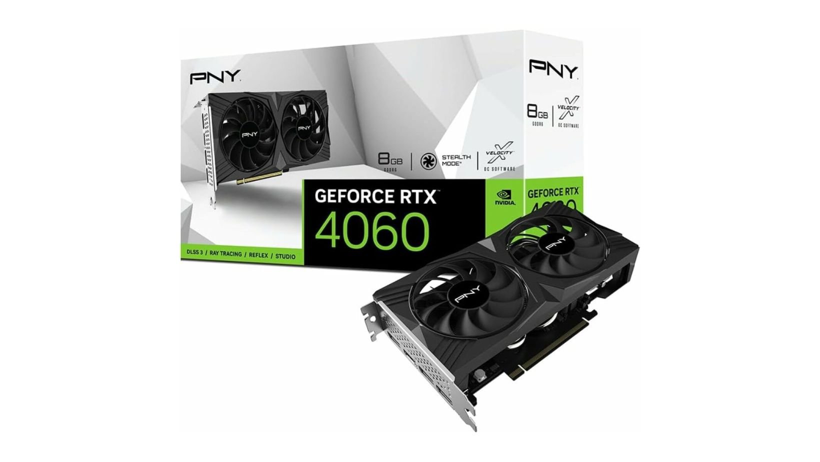 La carte graphique PNY GeForce RTX 4060 VERTO Dual Fan