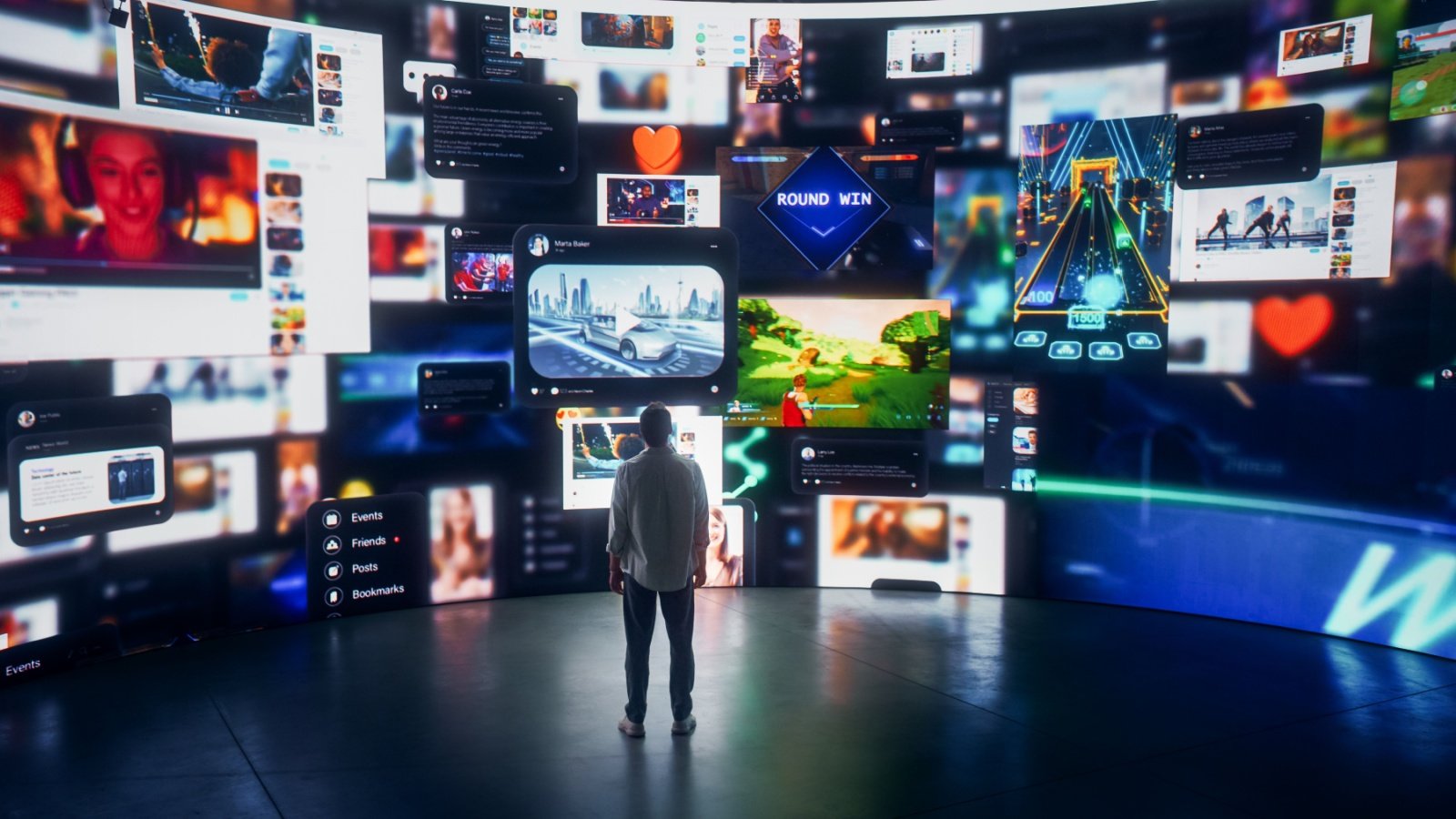  Visualisation du trafic de données et des flux d'informations au sein d'un reseau complexe, nécessitant une analyse rigoureuse - © Shutterstock