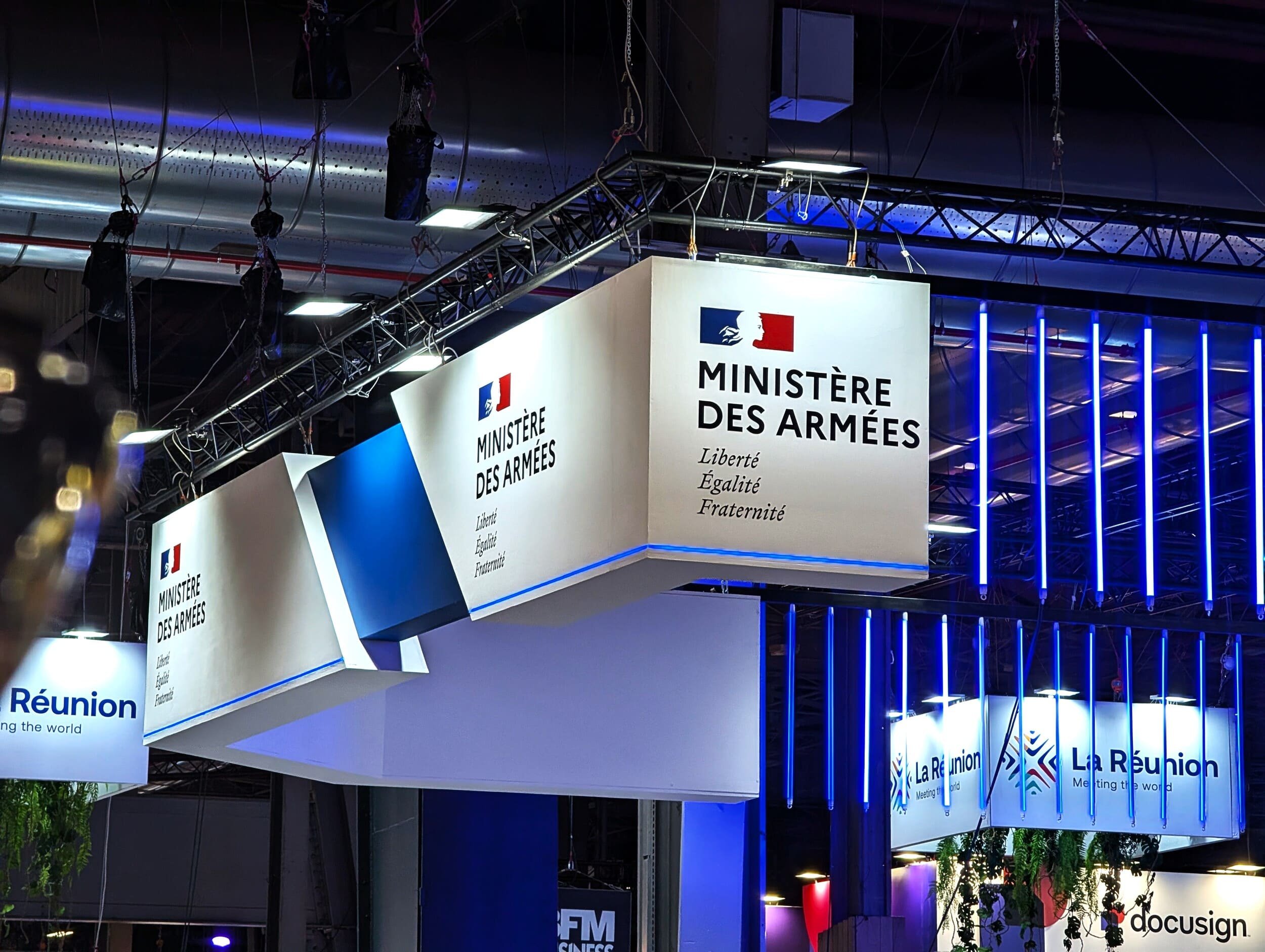 Le stand du ministère des Armées, à VivaTech © Alexandre Boero / Clubic