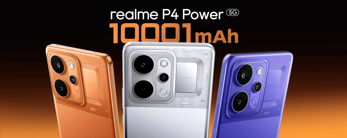 Le Realme P4 Power propose la plus grosse batterie du marché grand public. ©Realme