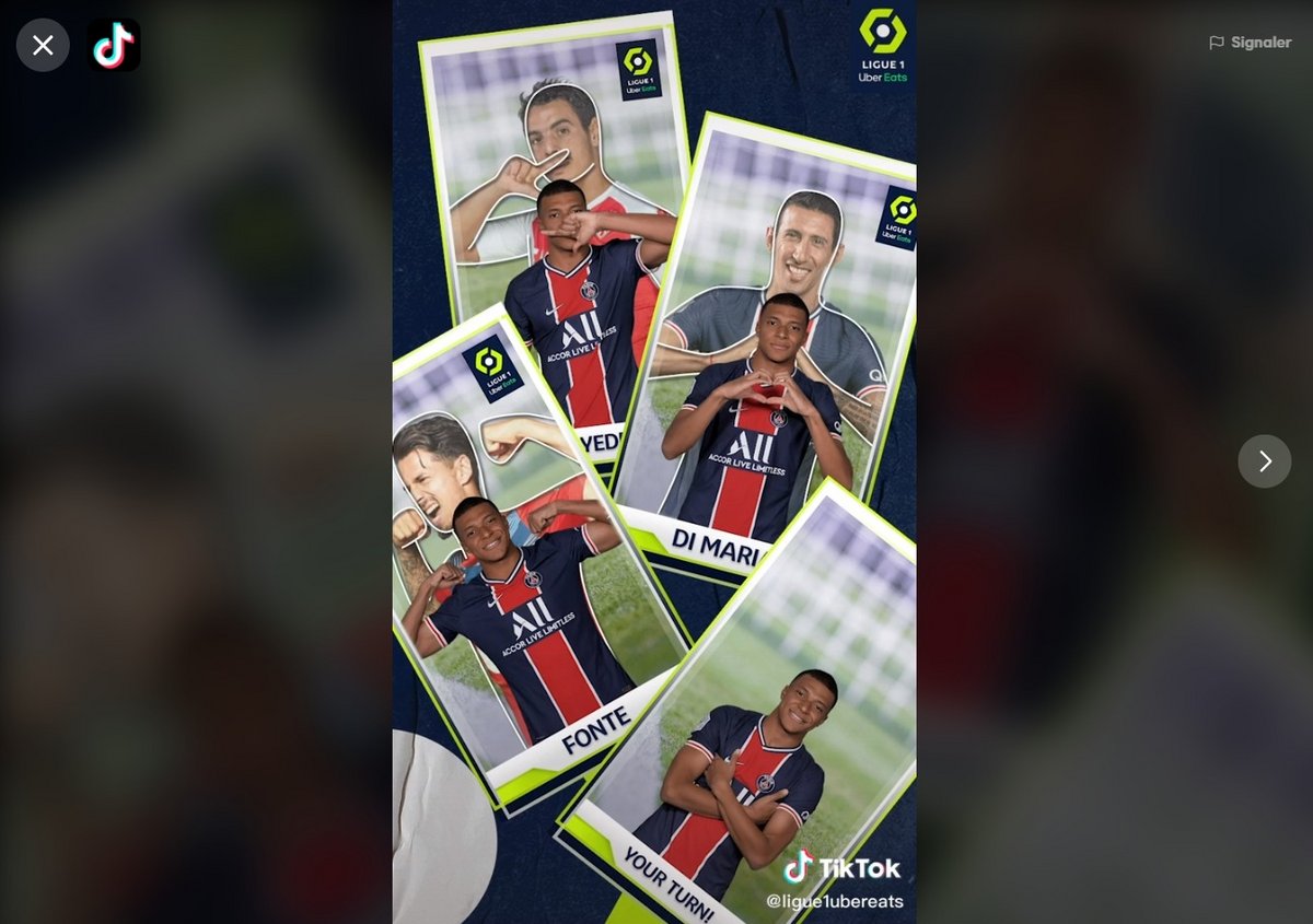 La Ligue 1 lance son #jouelacomme sur TikTok