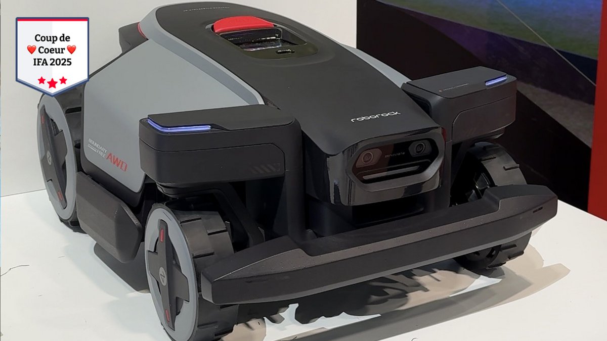 Le Roborock RockMow Z1. ©Mathieu Grumiaux pour Clubic