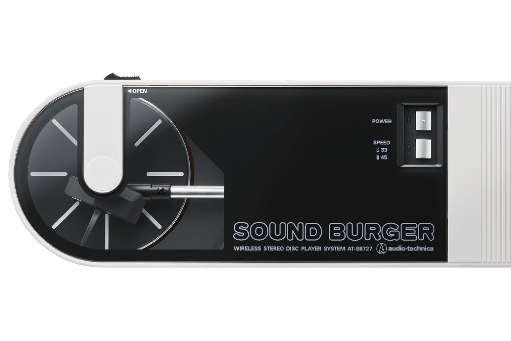 Le Sound Burger est une platine disque transportable © Audio-Technica