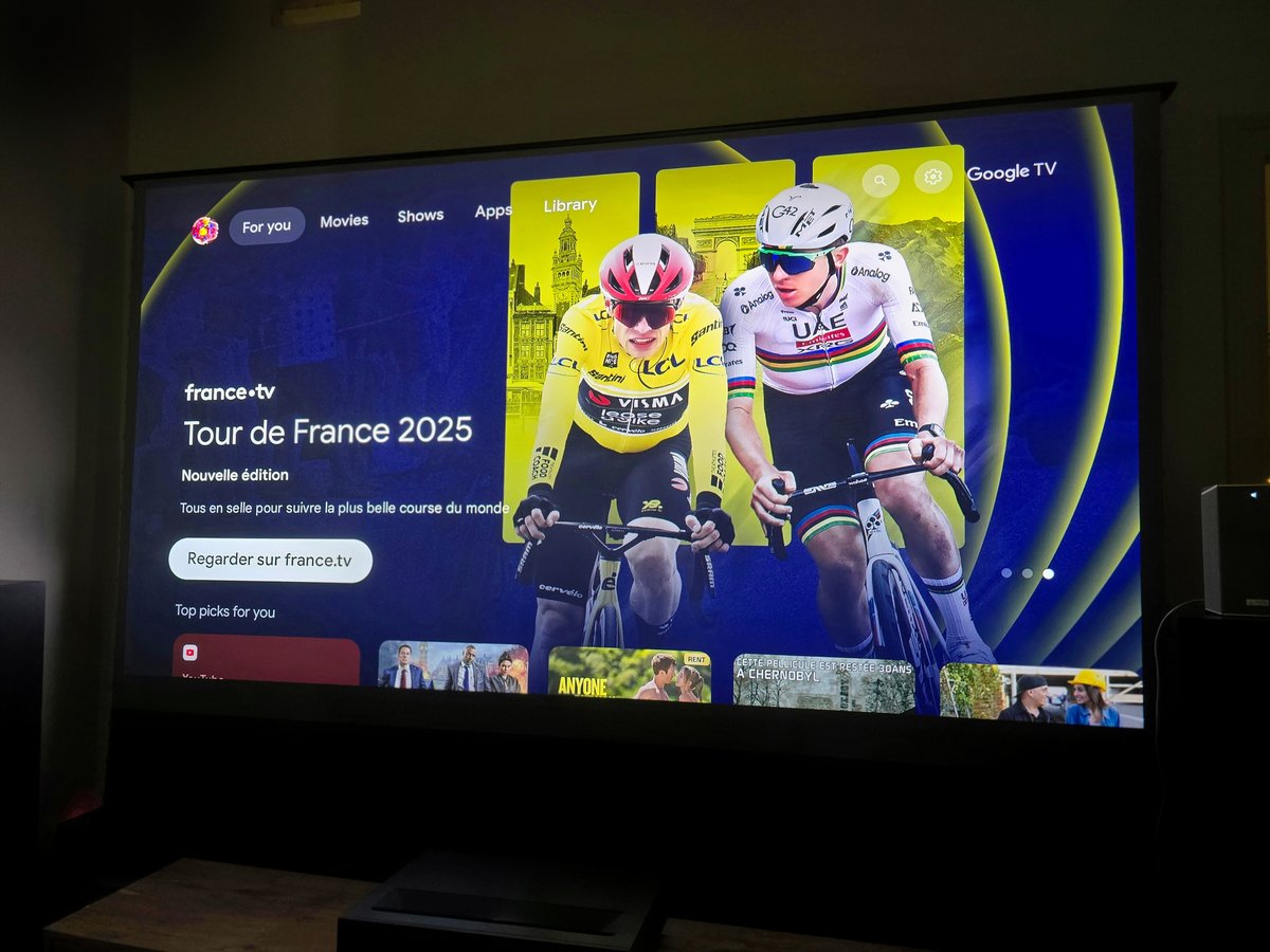 L'interface Google TV du Formovie Theater Premium. © Matthieu Legouge
