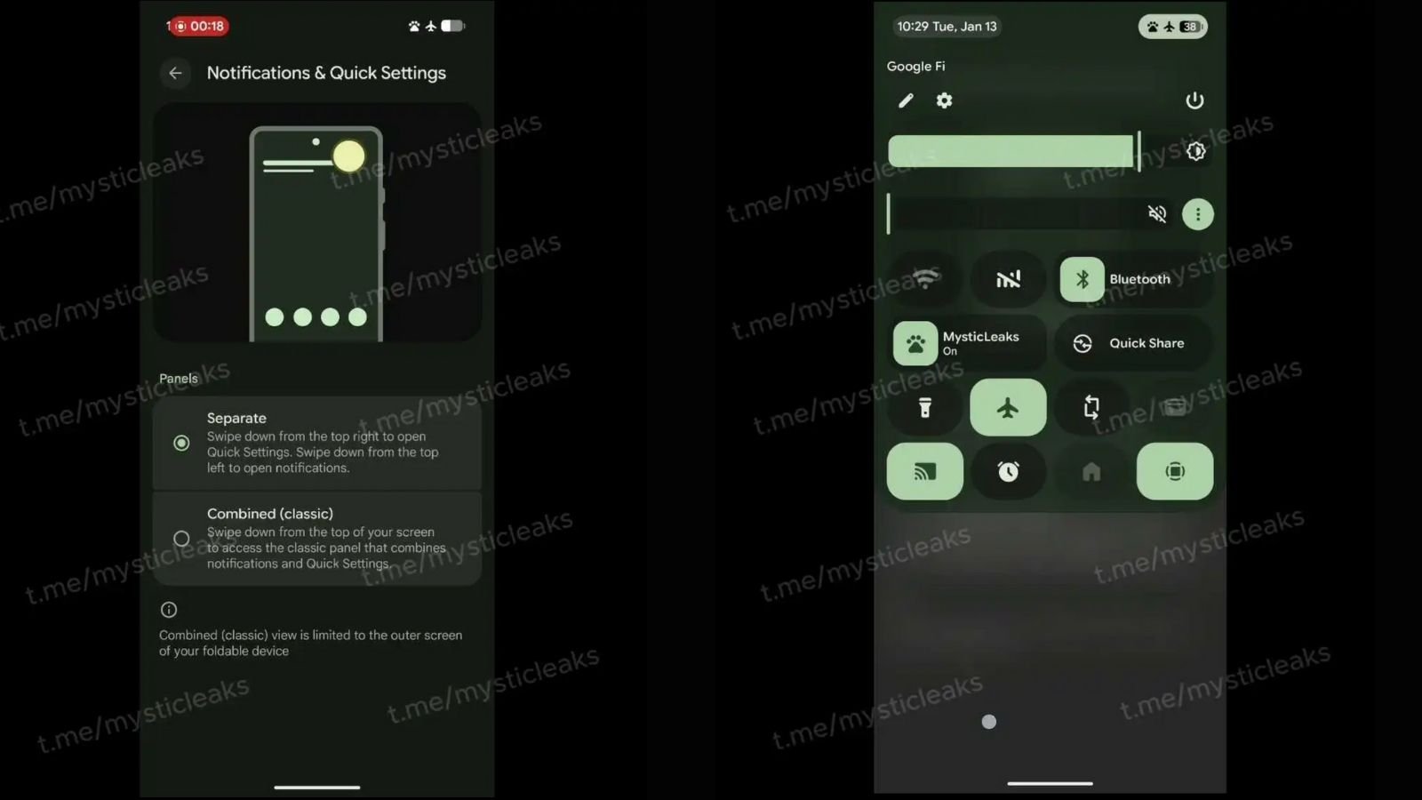 Google travaille sur une nouvelle option, nommée « Séparer ». ©Google