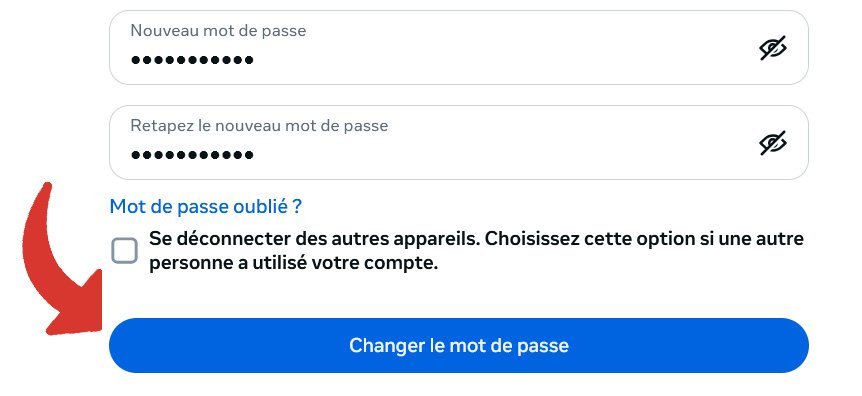 Nouveau mot de passe Facebook © Pascale Duc pour Clubic