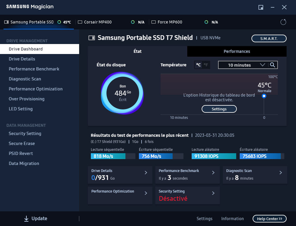 Samsung T7 Shield