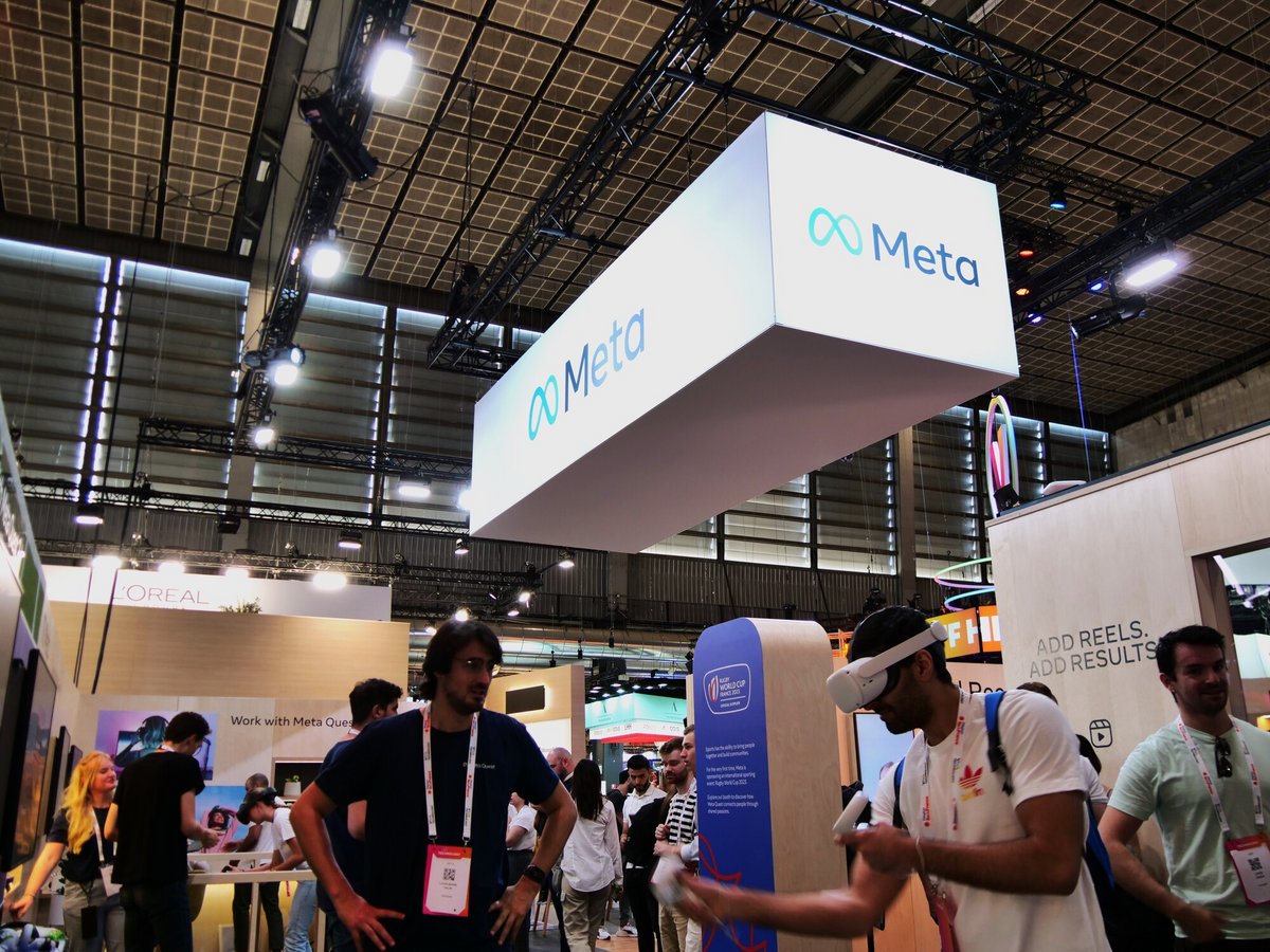 Le stand Meta, à VivaTech en 2023 © Alexandre Boero / Clubic