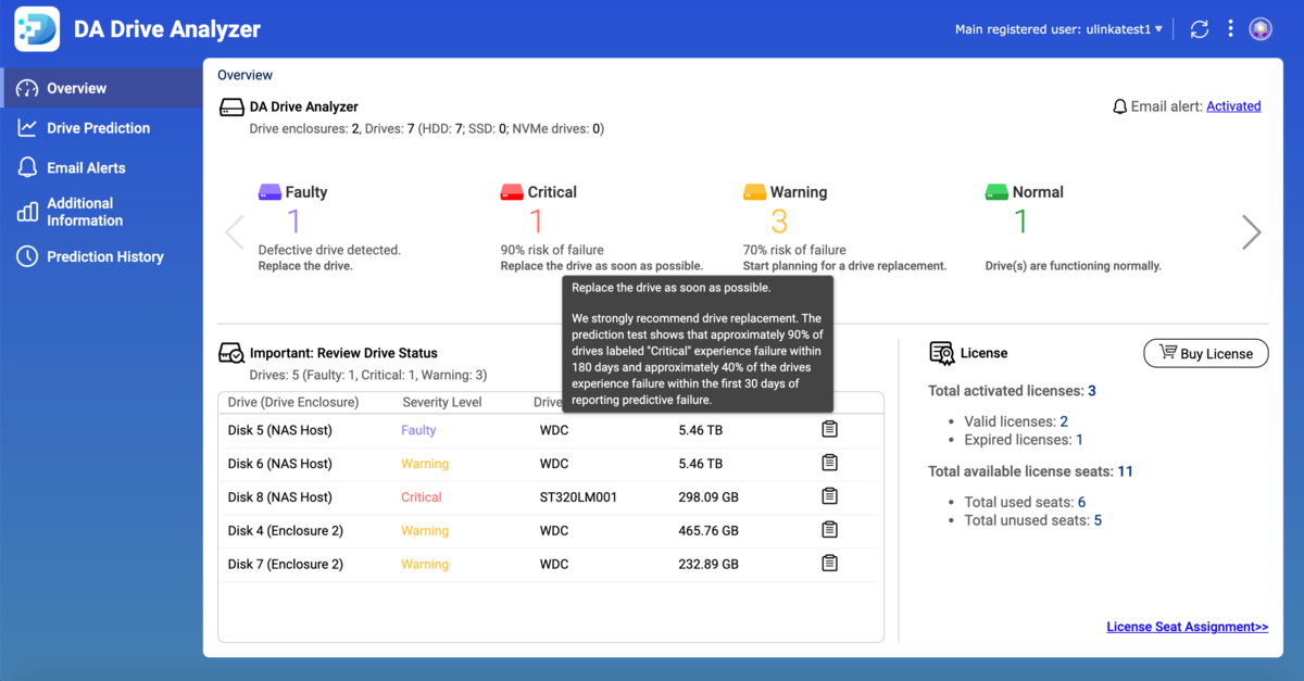 QNAP DA Drive Analyzer