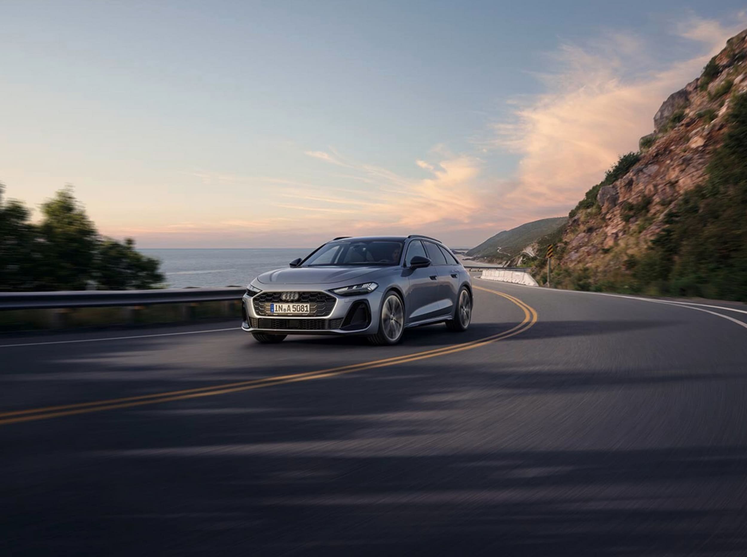 L'Audi A5 sur la route © Audi