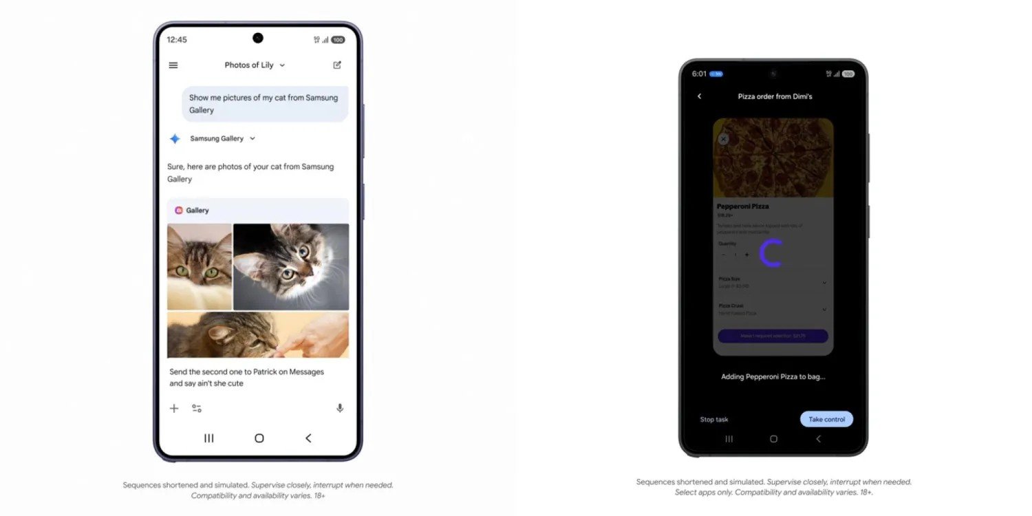  Gemini pourra commander vos pizzas ! ©Samsung