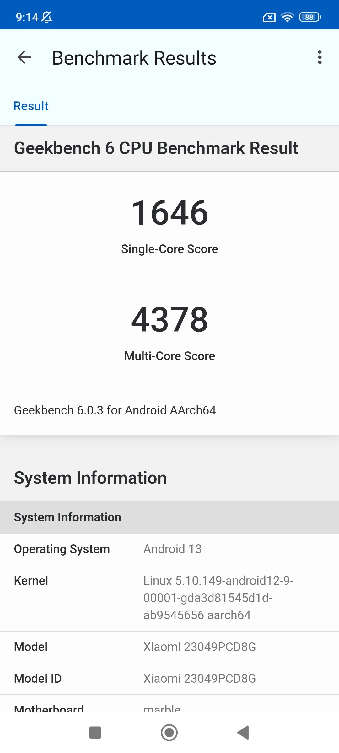 Benchmark Poco F5