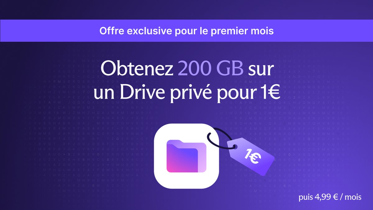 Stop à l’IA dans vos photos et fichiers : 200 Go sécurisés à prix mini © Proton