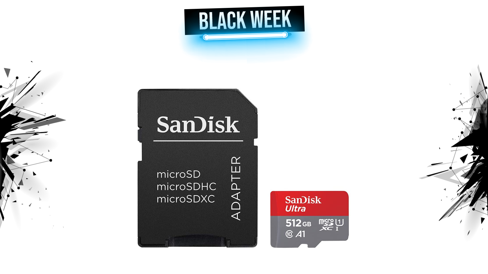 carte sd sandisk 512 black week