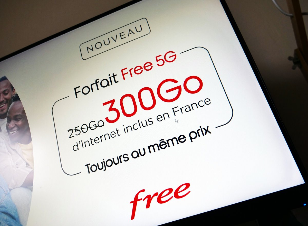 Le Forfait Free 5G a une nouvelle enveloppe data © Alexandre Boero / Clubic