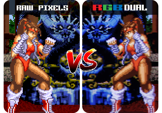 Un petit aperçu de ce que pourra donner le Recalbox RGB Dual © Recalbox