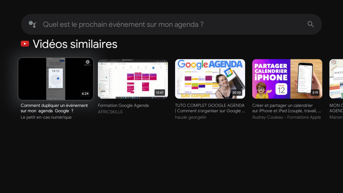  L'interface nous renvoie systématiquement à une page de recherche YouTube © Clubic.com